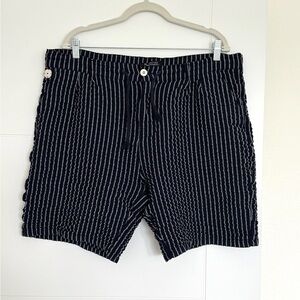 RON TOMSON RNT23 Men’s Striped Shorts XLarge 9” Inseam Stretch